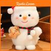 Claus Christmas Santa Snowman Penguin Sled Plush Doll Pendant Toy Children