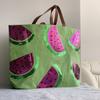 Jute Shopping Bag Eco Shopper Beach Bag  SRBG-7 Watermelon
