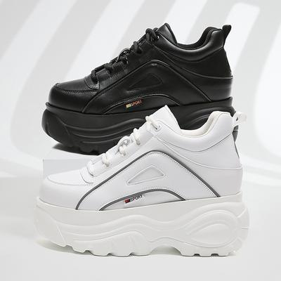 Amazon внешняя торговля осень и зима новая спортивная обувь повседневные туфли на платформе низкий верх увеличение высоты 7 см европейские и американские женские туфли