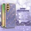 Fashion Glitter Phone Case For Samsung Galaxy A34 A35 A36 A53 A54 A55 A56 Bling Electroplated Shockproof Protective Hard Case