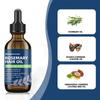Rosemary and Peppermint Hair Care Oil Strengthening Scalp Treatment for Thicker Hair and Anti Breakage 60ML Glass Dropper for Damaged Hair