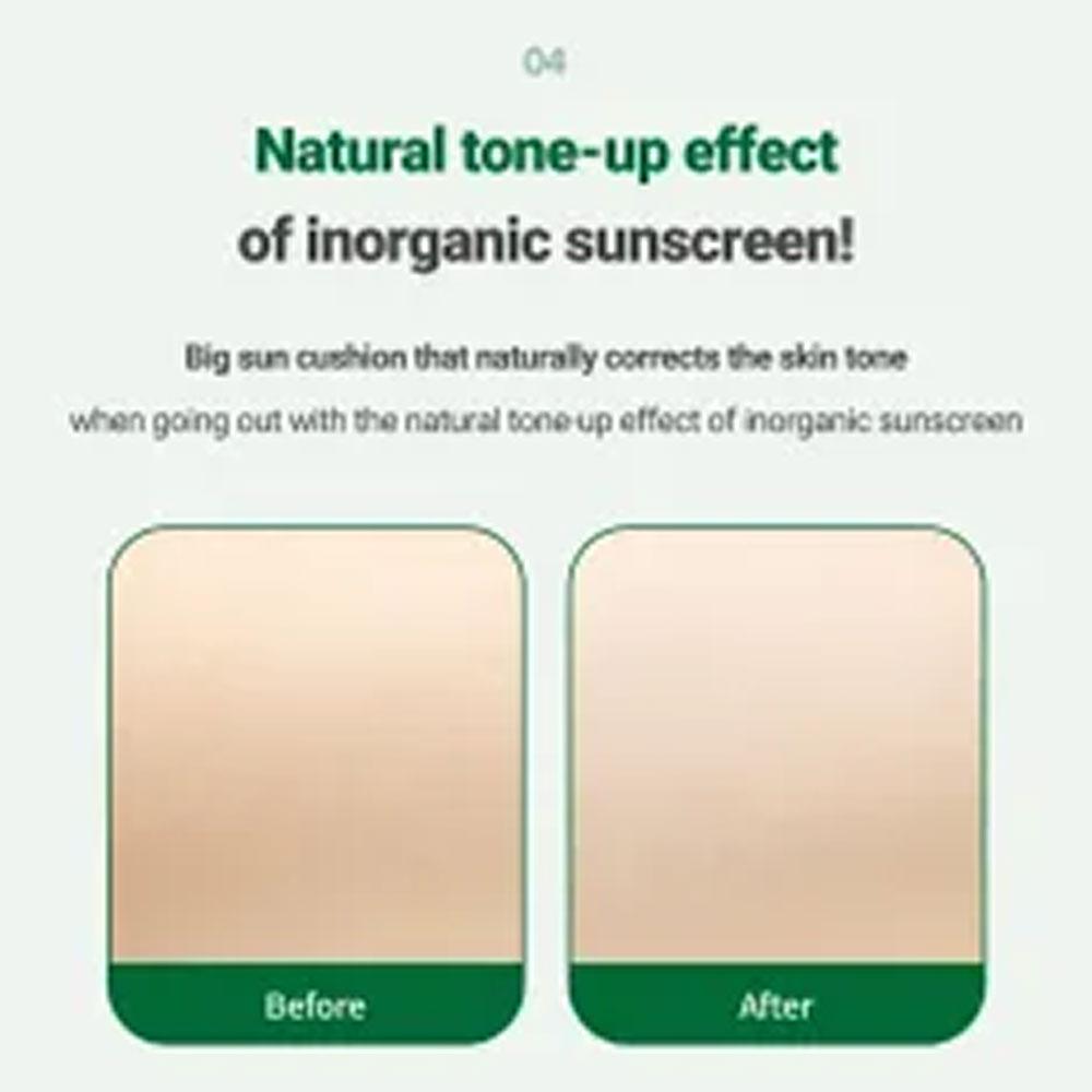 Nature Republic Green Derma Mild CICA Big Sun Cushion 25g (SPF50+)