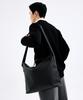 Bedford11Th 15-Inch Storage Functional 2-Way Large Messenger Bag [Black]