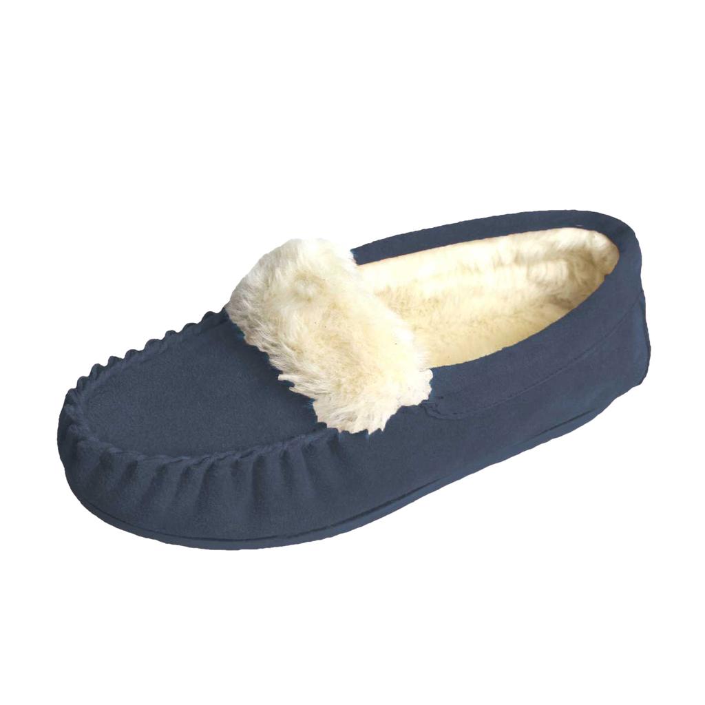 Eastern Counties Leather Womens/Ladies Zoe Plush Lined Moccasins