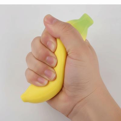 Slow Rebound Squeeze Toy Fruit Squishy Toy Creative Banana Fidget Toy Children