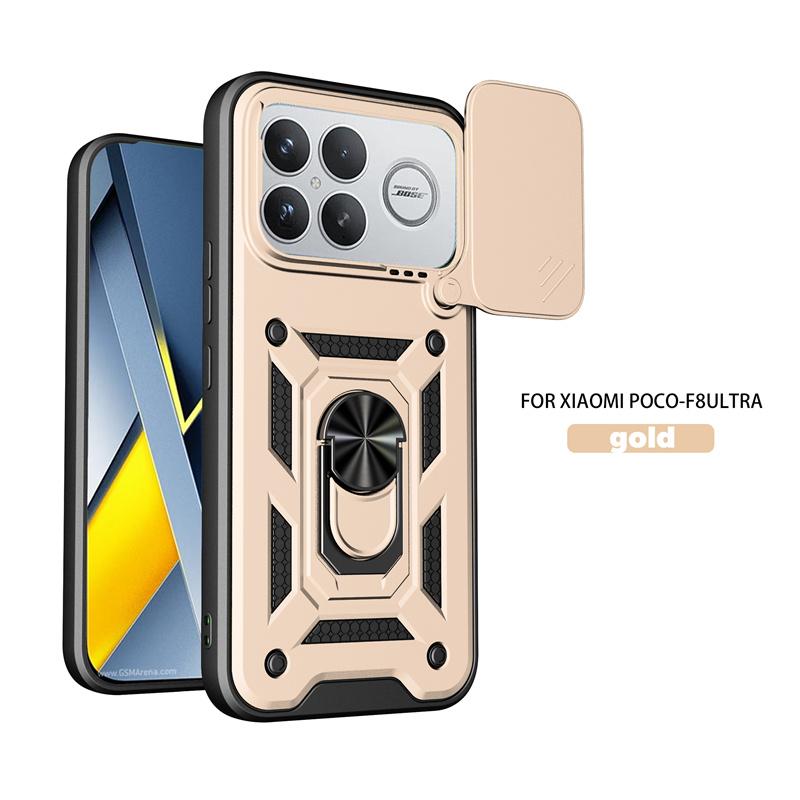 Чехол для Xiaomi Poco F8 Ultra 5G с магнитным кольцом-подставкой, бронированный чехол Funda для Poko Little F8Ultra Pocof8ultra, защитная крышка для объектива