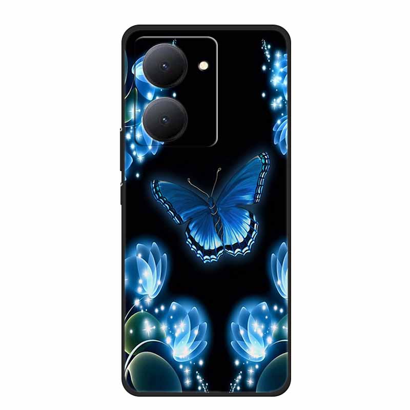 Для VIVO Y36 Y78m Y27 5G Чехол Животные Мягкий Силиконовый Задний Чехол Чехлы для Телефона для VIVO Y27 5G VIVOY36 5G 6.64" Крутой Волк Кошка Fundas