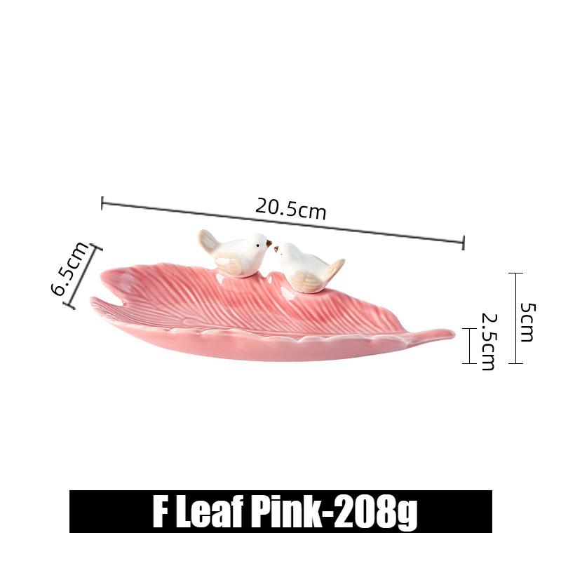 Милая тарелка в виде птицы Керамические подносы для хранения украшений Креативная полка Тарелка для дим-самов и десертов Домашний декор Чайный столик Настольное украшение Чаша