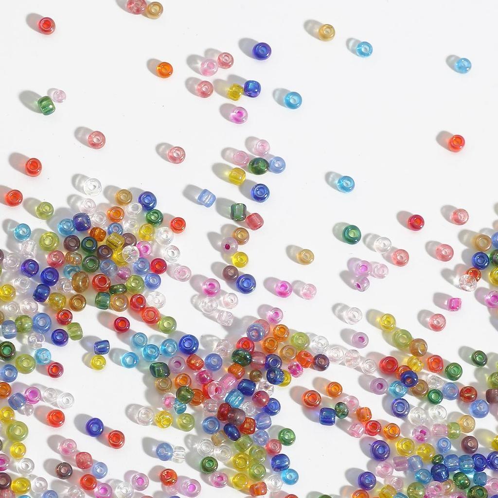 2/3/4 мм покрытые цветные серии стеклянные рисовые бусины для украшения ювелирных изделий, изготовления ожерелья, браслета «сделай сам»