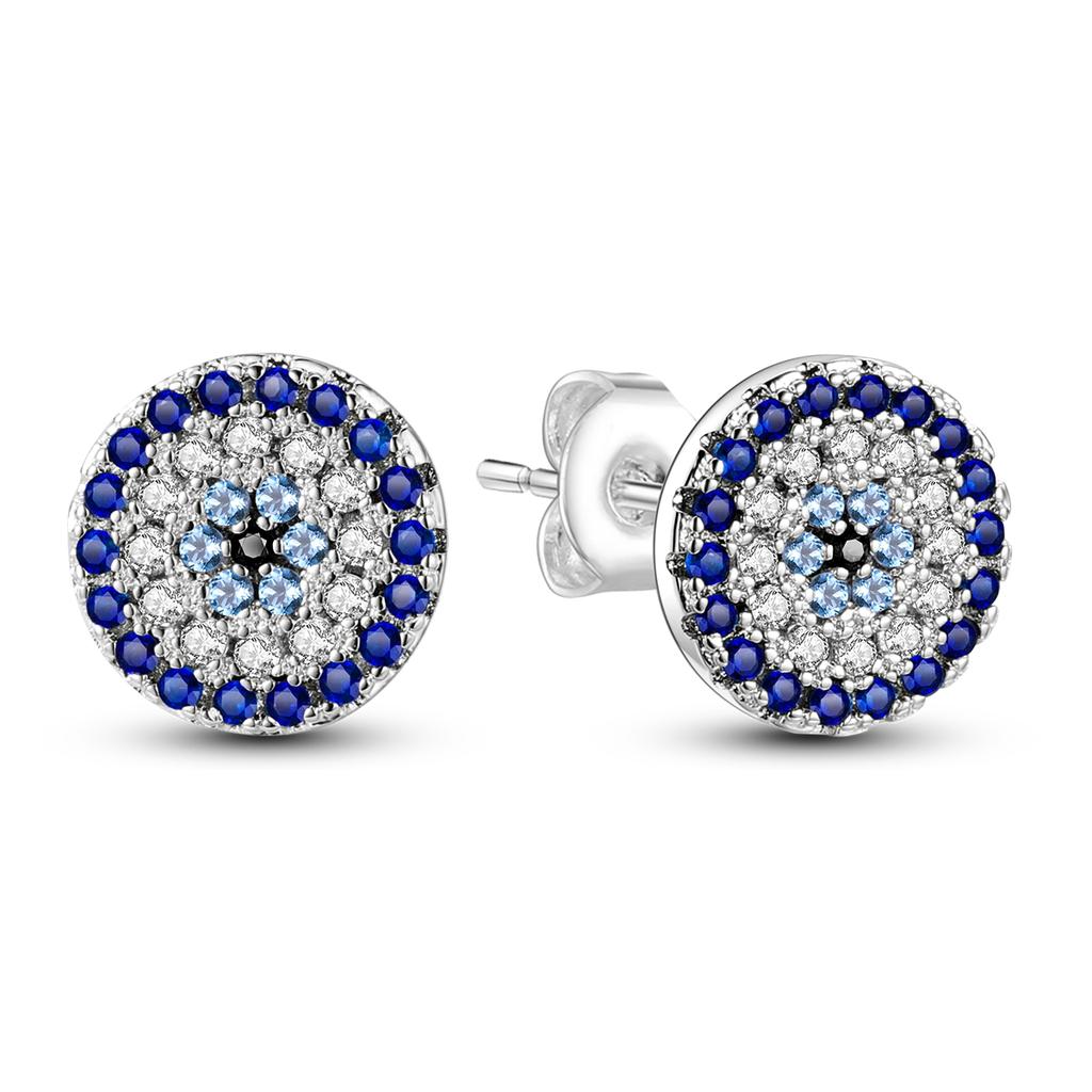 925 Silver Earring Stud For Women Moon Star Cat Design Wedding Party Jewelry Gift Handmade