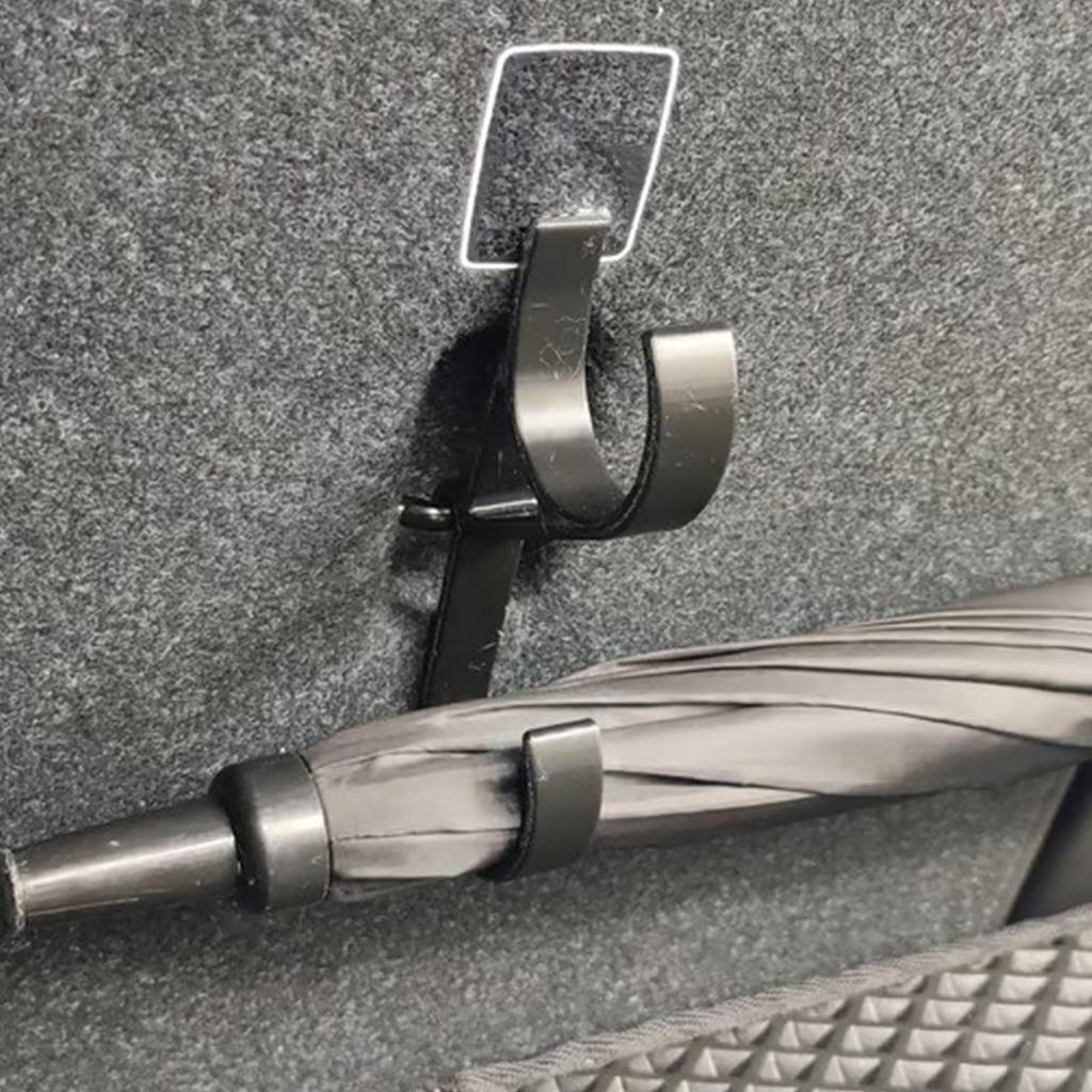 Car Min Umbrella Hook Car Multifunctional Fixing Clip Black Umbrella Holder Mini Hanger Multifunctional Organizer For Truck