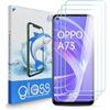 Набор-3 Закаленное стекло для OPPO A73 5G - E.F.CONNECTION - Защита экрана 9H Ударопрочная