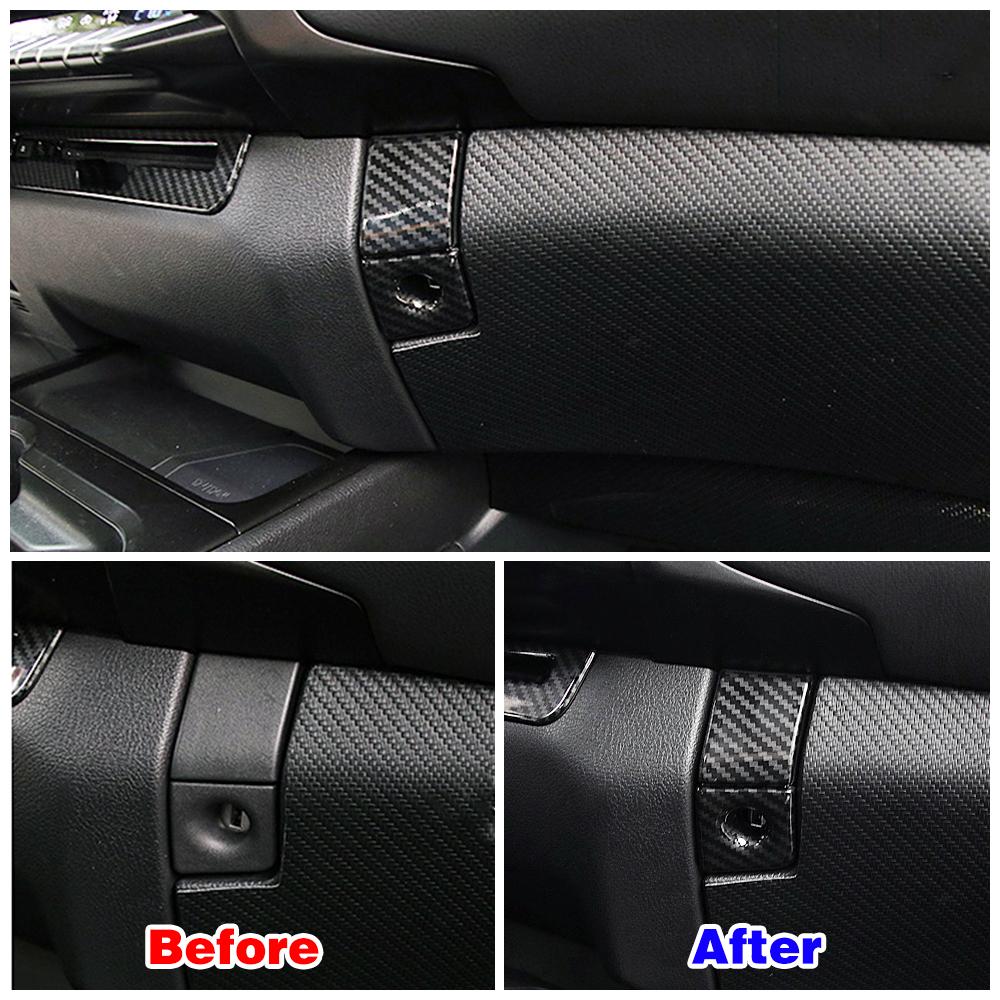 Для Lexus UX UX200 UX250 2018-2022 Цвет углеродного волокна Интерьер Центральный блок управления Модификация Рамка Крышка Отделка Внешний стиль