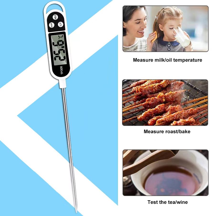 Цифровой кухонный термометр для еды, мяса, торта, молока, барбекю, кулинарии, бытовой термометр, зонд, электронный духовой инструмент
