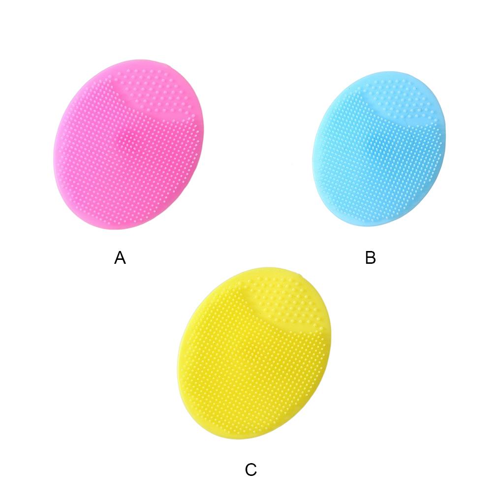 Детская щетка для мытья головы, силиконовая щетка для лица, массажный скрабирующий инструмент, отшелушивающий аксессуар