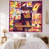 Numberblocks Custom Your Name Wall Decor Tapestry Art For Pet Memorial Birthdaywedding Party Backdrop Family Gift