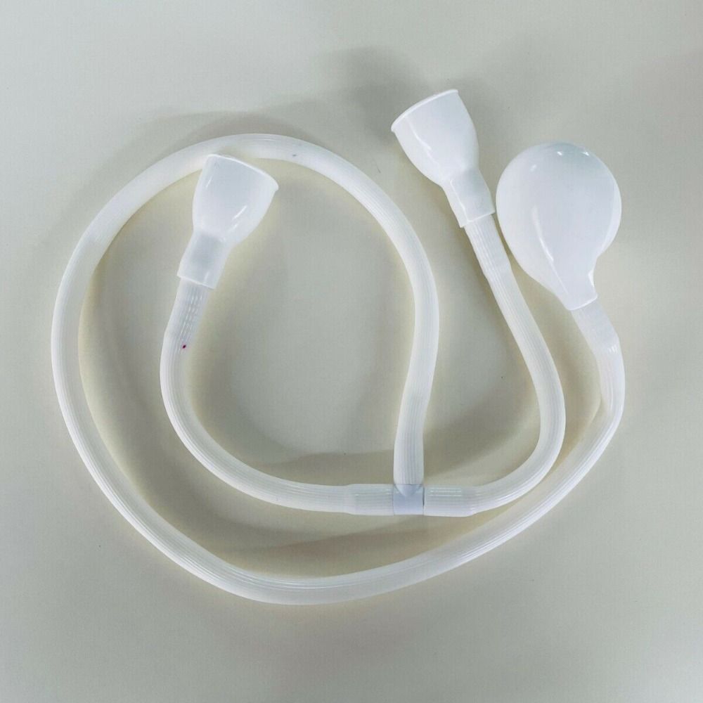 White Sink Spray Hose Double Tap Shower Attachment Head New Bath Shower Head