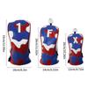 Practical Golf Club Headcover Soft Plush Lining Dustproof PU Leather Texture Suitable for Square Heel Shaft Putters