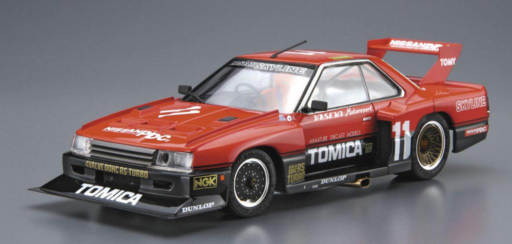 Aoshima Bunka Kyozai Серия моделей автомобилей SP Nissan KDR30 Skyline Super Silhouette 1982 SD Пластиковый модельный набор 1/24