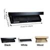 Solid Color Wooden Magic Flap Shelf Wall Mounted Secret Compartment Shelf  Plant Display