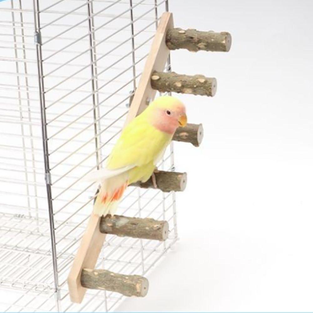 Wear-resistant Bird Cloud Ladder 4/6/8 Step Parrot Grinding Claws Stick Hamster
