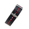 SKM 20 мм плетеный нейлоновый ремешок 22 мм для Tudor Black Bay Seiko CASIO Rolex IWC Omega Регулируемый тканевый ремешок для часов