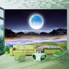 3D Природа Ночной Пейзаж Луна Обои для Спальни Гостиная ТВ Диван Фон Стены Большие Фрески Домашний Декор