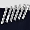 Men's 4cm Korean Style Silver Tie Clip - Suit & Shirt Accessory