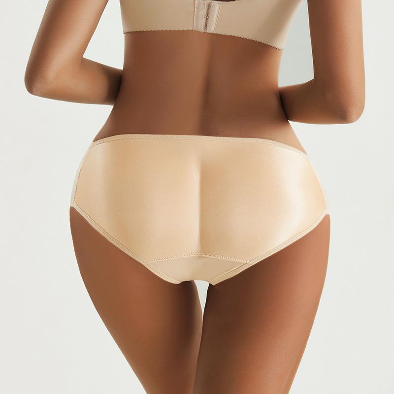 Low-Waist Hip-Lifting Tummy Control Padded Panties for a Shapely Look, Plus Size Available