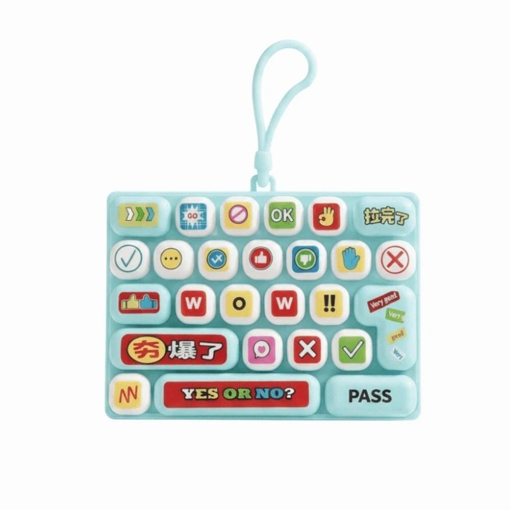 26 Keys Layout Keyboard Fidget Toy Cute Cartoon Fingertip Focus Toy Study Break