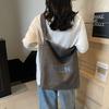 Холщовая сумка женская большой вместимости новая летняя простая и универсальная на плечо сумка-мессенджер сумка-тоут для студентки