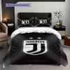 Juventus: Passion Glory Three-piece set (1 * duvet cover + 2 * pillowcase, without core) Christmas birthday gift Soft and comfortable Bedding set