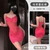 Sex underwear sexy lace perspective hip skirt pure desire to flirt qqny small chest pajama suit women