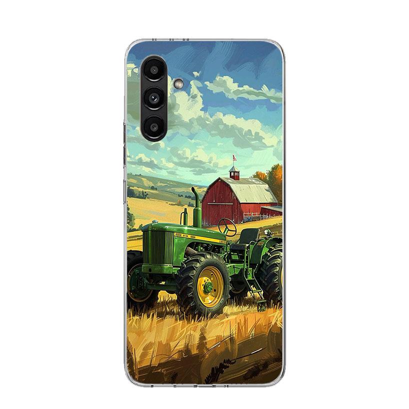 Farm Vehicle Tractor Case Phone Cover for Samsung Galaxy A16 A15 A14 A13 A56 A55 A54 A53 A36 A35 A34 A33 A26 A25 A24 A23 A05S A0