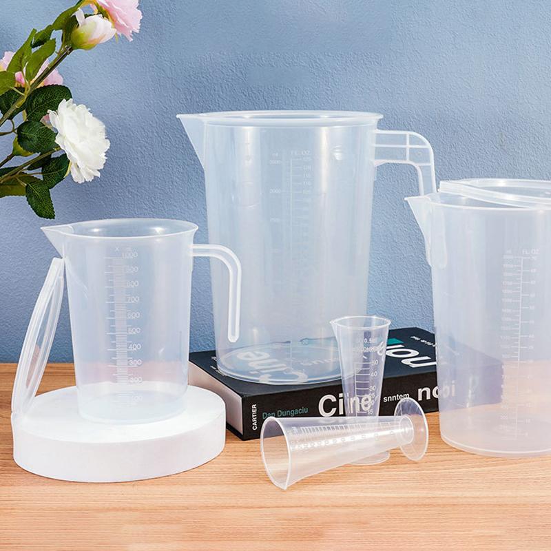 Large Plastic Measuring Cup 500ml 1000ml 2000ml 3000ml 5000ml Food Grade with Scale for Accurate Kitchen Baking Mixing