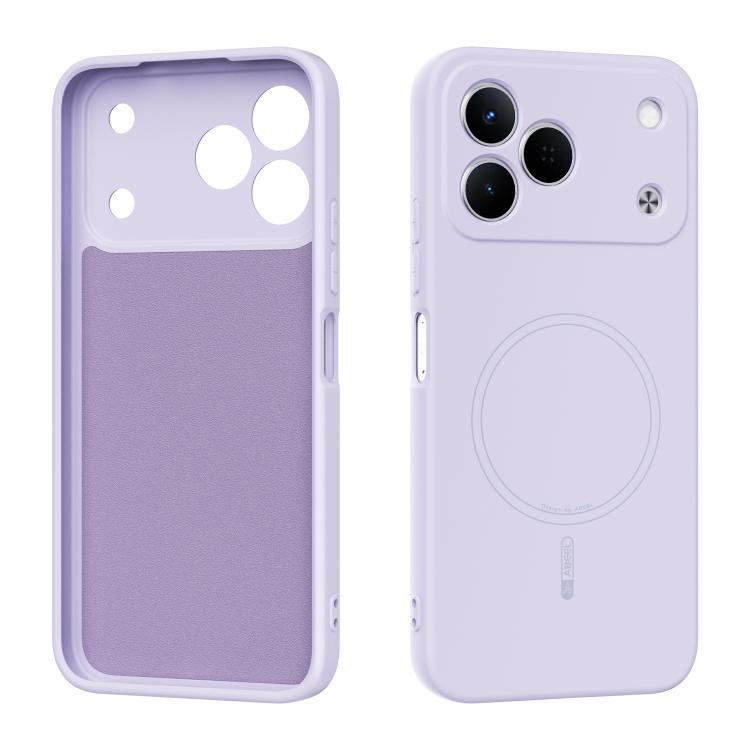Skin-Feel Liquid Silicone MagSafe Magnetic Phone Case For Tecno Pova 8 Pro 5G, N52 Strong Magnet Shockproof Anti-Dust Protective Cover