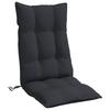 Hochlehner Seat Cushions 2 pcs Black Oxford Fabric