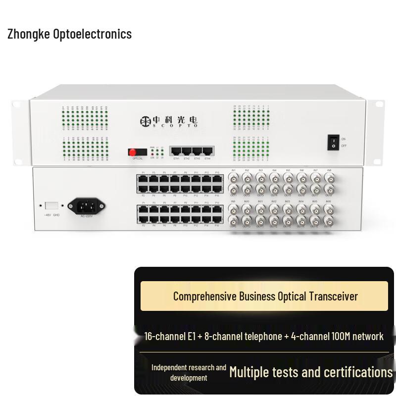 Zhongke Optoelectronics PCM Multi-Service Optical Transceiver