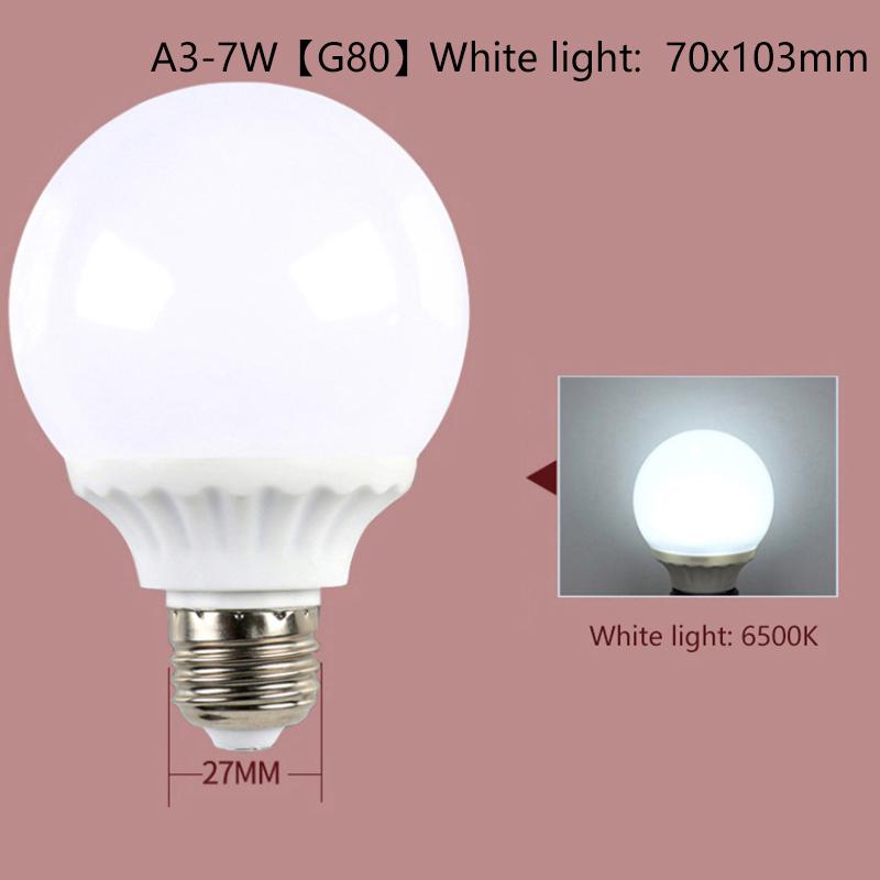 Led Bulb G60 G80 G95 E27 Screw Led Bulb High Brightness 5W 7W 12W Global Light 85-265V Ball Light For Chandelier Pendant Lamp
