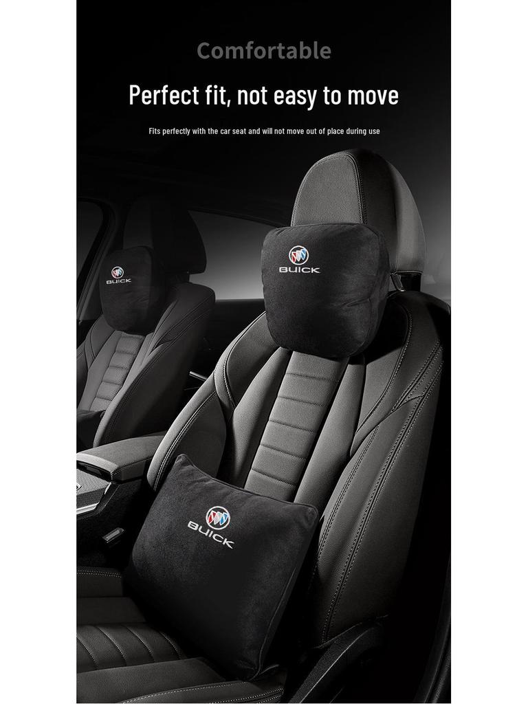 Buick Car Headrest & Lumbar Support Pillow: Regal, GL8, Excelle, LaCrosse