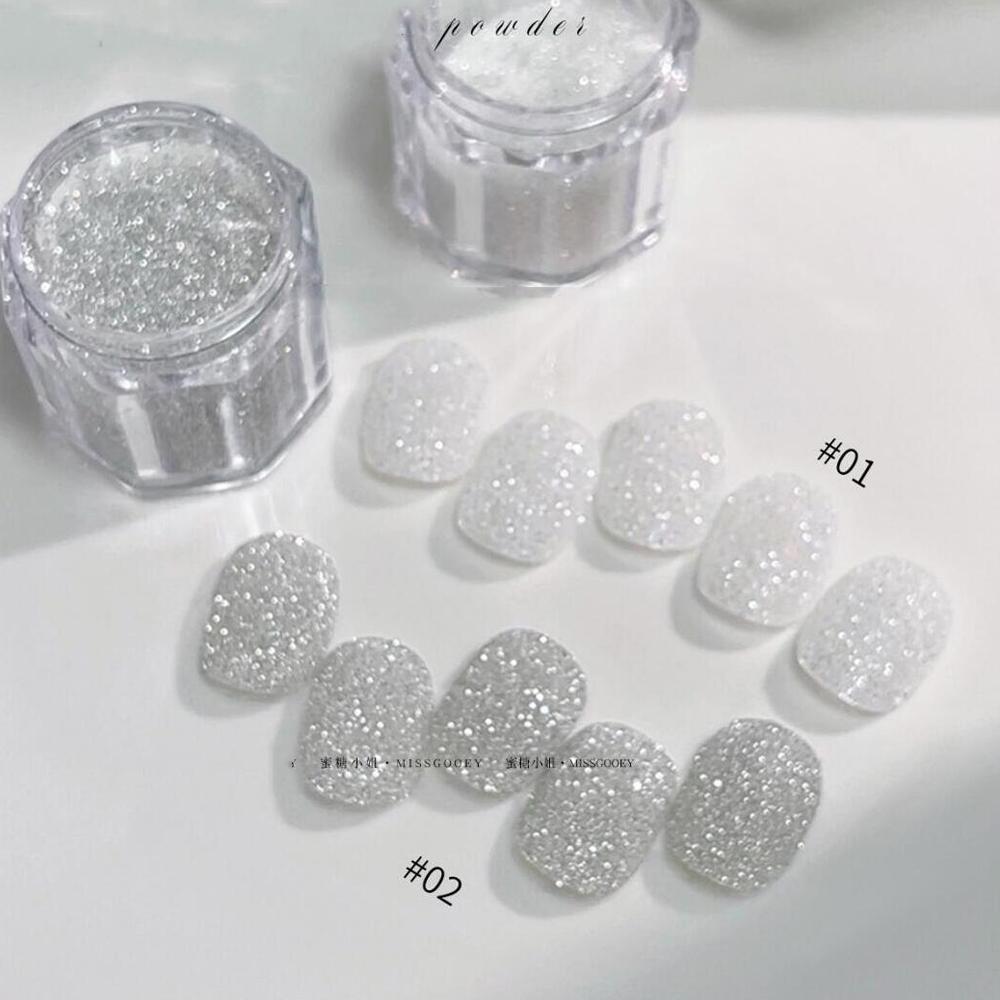 3g Shining Silver Diamond Nail Powder - Ultra Fine Glitter Pigment for Acrylic & Gel Nails, DIY Manicure Decorations for Salon &