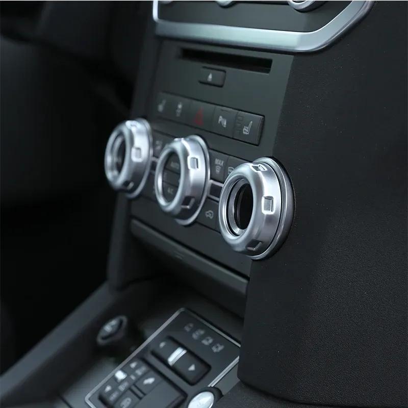 For Land Rover Discovery 4 LR4 Range Rover Sport Freelander 2 Car Center Air Conditioning Volume Knob Cover Auto Accessory