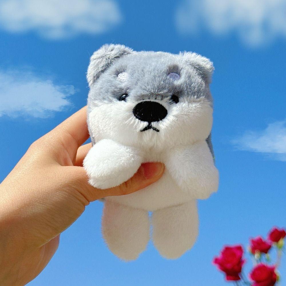 Stuffed Dog Plush Doll Toys Keychain Kawaii Lovely Bag Pendant  Birthday Gift