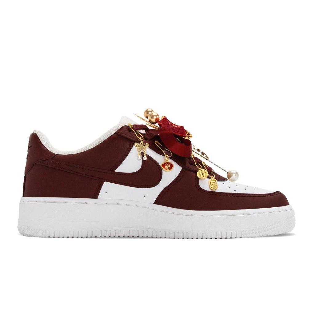 Nike Air Force 1 Счастливый Дракон и Феникс, Свадебная Обувь, Защита от Потертостей с Подушкой в Коробке DH2920-111(TeamA-S-BOX)