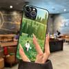 Мультяшная Трава Пригородный Отдых Матовый Ударопрочный Для iPhone 16 15 11 12 13 14 Pro Max X XR XSMAX Mini Чехол для Телефона