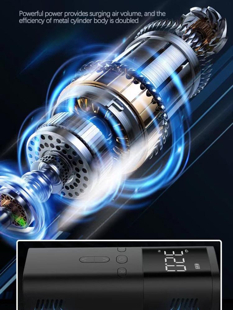 Надувной насос 12 В портативный автомобильный воздушный компрессор для мотоциклов, велосипеда, лодки, накачивающий шины, цифровой автоматический надувной насос