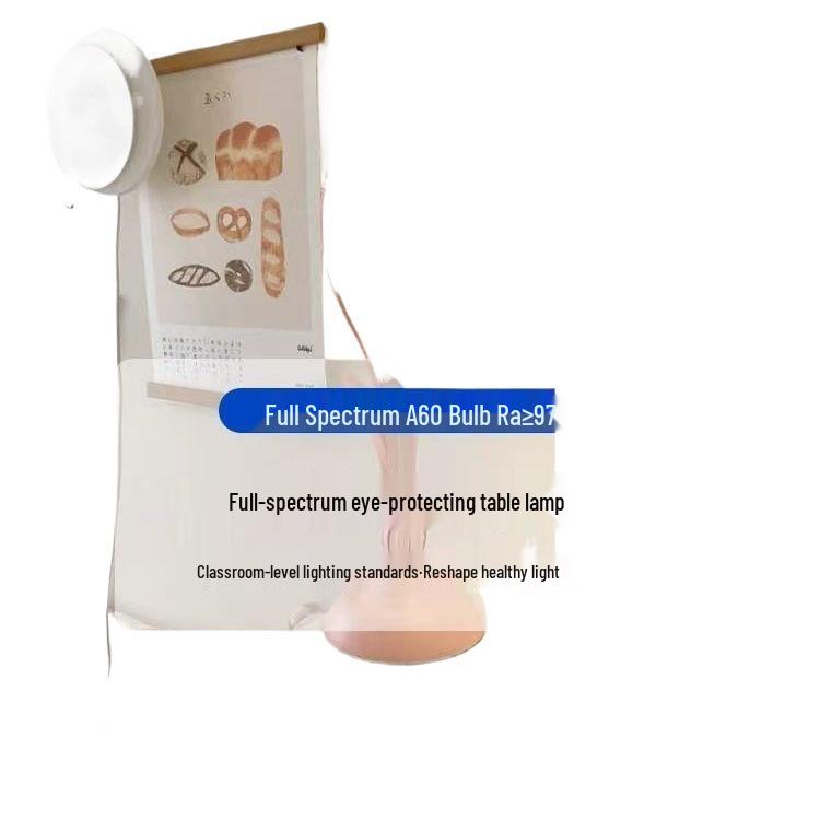 Ins Style Floral Bedroom Bedside Lamp for Teens - Eye-Caring Night Light & Study Desk Lamp