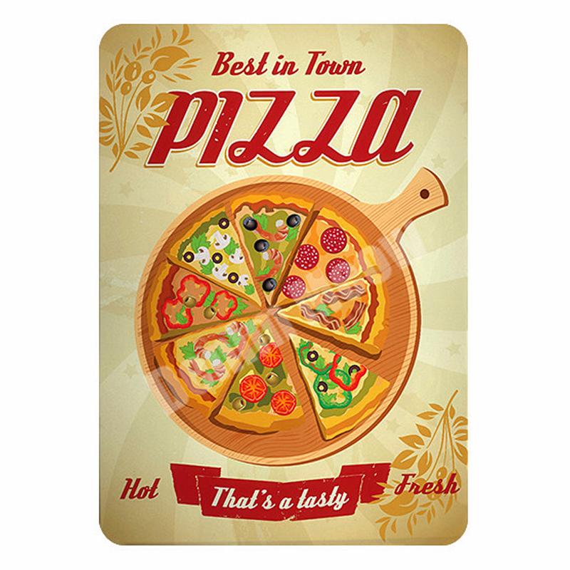 КОФЕ табличка металлические жестяные вывески паб-бар пончики декоративная тарелка мороженое запеченная настенная живопись пирог торты винтажный домашний декор A293