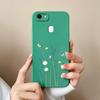 Чехол для Oppo F9 F11 F15 F19 F5 F7 F21 F17 Pro Plus с симпатичным цветочным узором и квадратным жидким силиконом, супер ударопрочный корпус для Oppo Capa