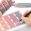 75pcs Bible Tabs, Bible Index Tabs Stickers for Catholic/Christian Bible, Sticky Notes Back To School